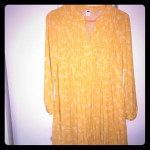 Yellow daffodil print Tunic dress from Old Navy